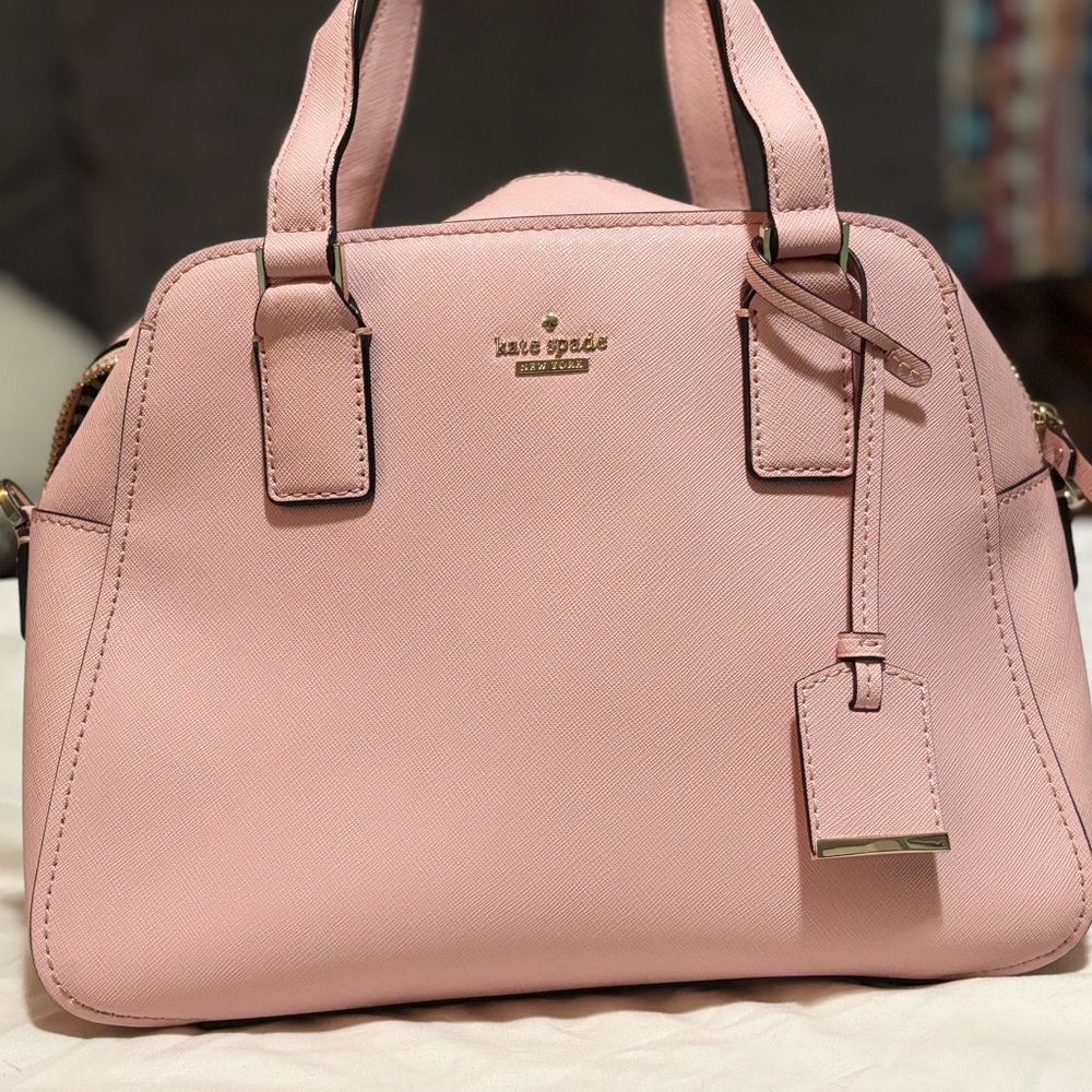 Kate Spade Pink Satchel with Structured Design